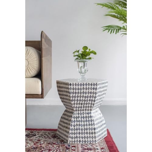 Teal Square Accent Stool P780774