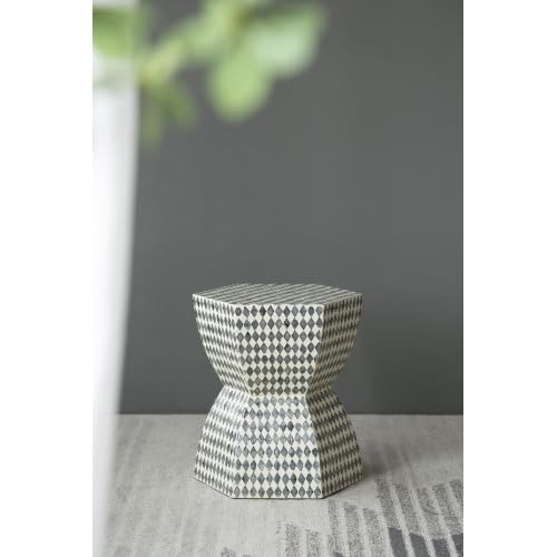 Teal Square Accent Stool P780774