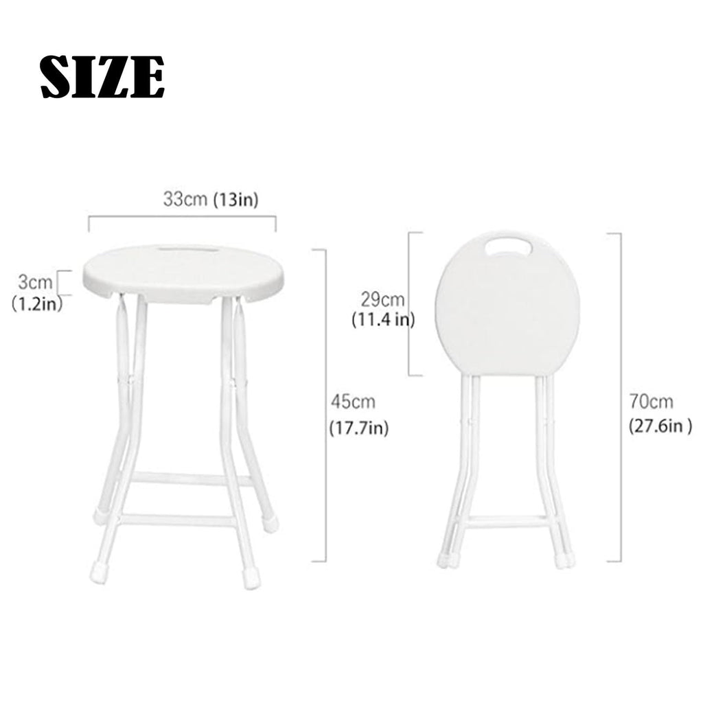 18 Inch Lightweight Folding Bar Stool with Handle M99833