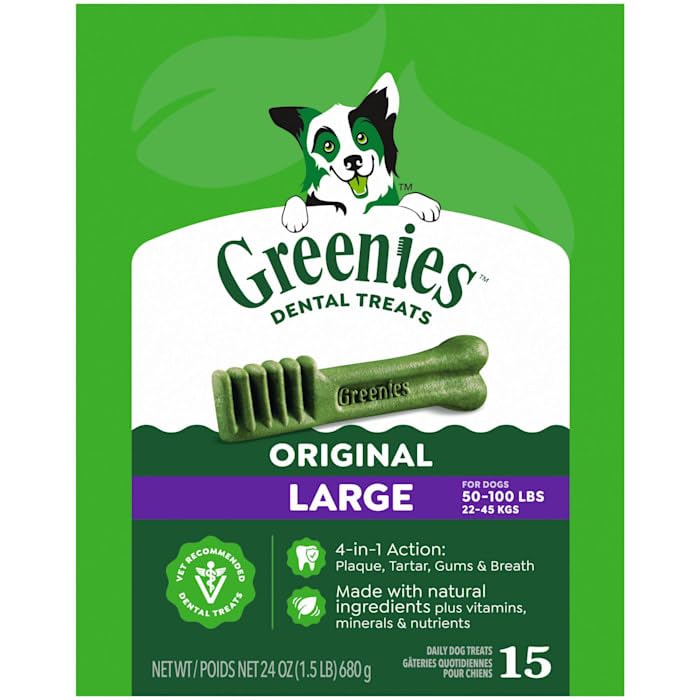 Natural Dog Dental Care Chews 24 oz O844242