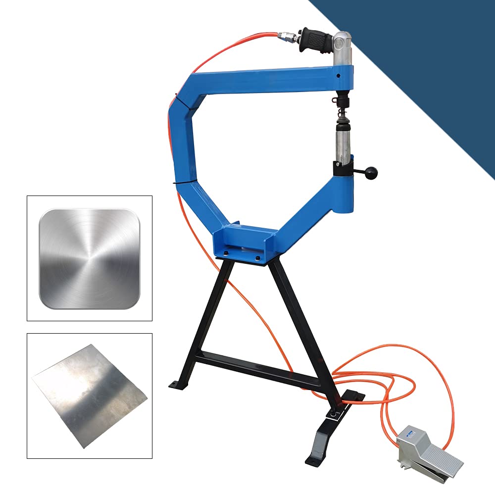 4" Throat Pneumatic Planishing Hammer with Cast Iron Stand C31064