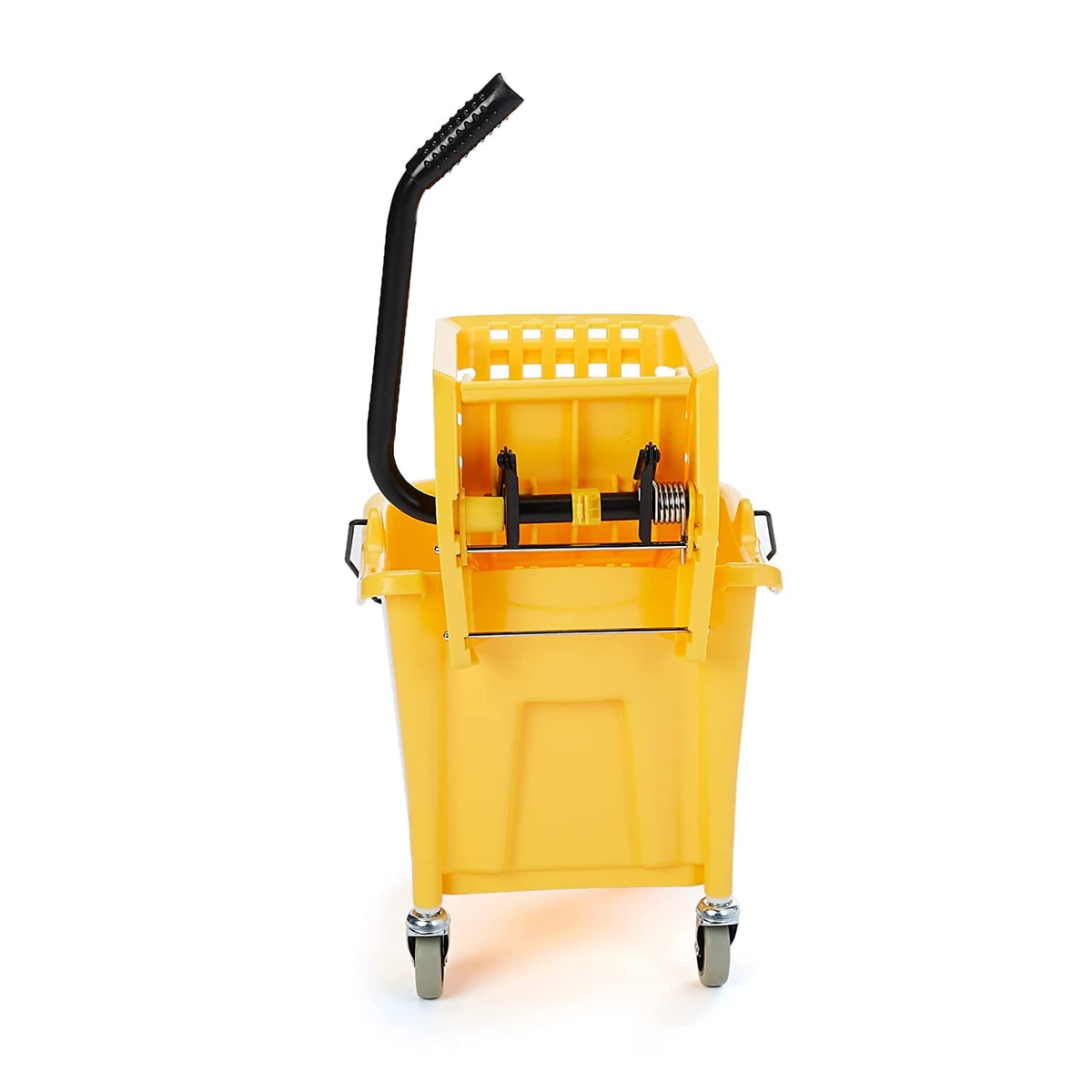 Yellow 35-Quart Mop Bucket on Wheels N863670