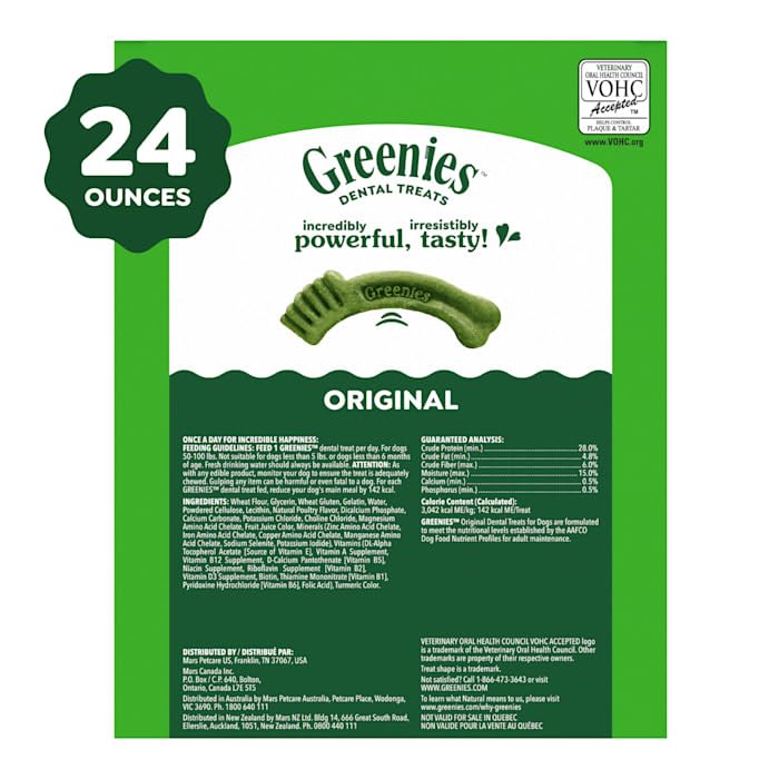 Natural Dog Dental Care Chews 24 oz O844242