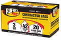 Clear 42-Gal. Contractor Bags 20-Pk. T17431