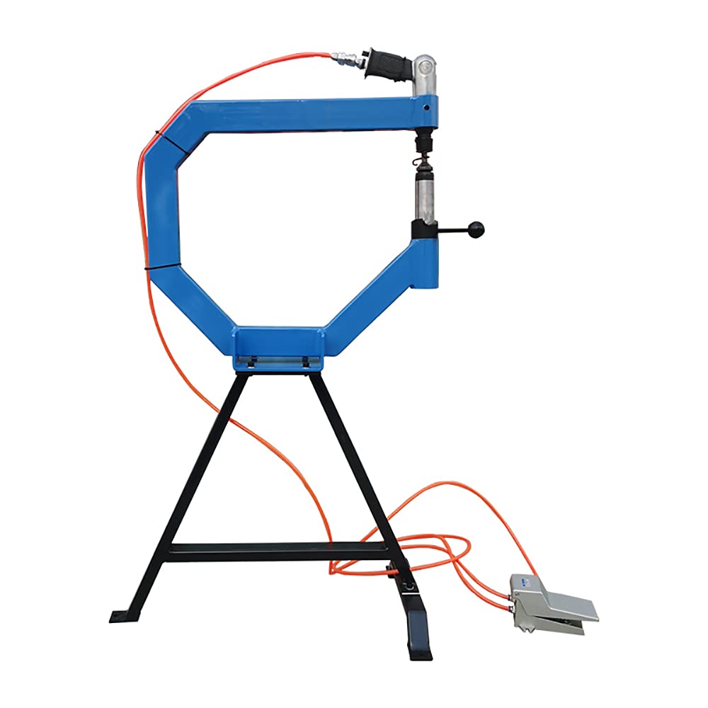 4" Throat Pneumatic Planishing Hammer with Cast Iron Stand C31064