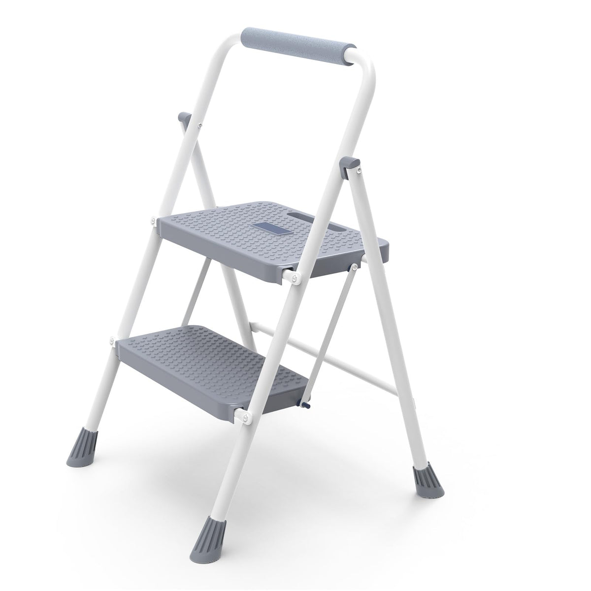 2 Step Ladder 330lbs Capacity Folding Sturdy Step Stool Y282870