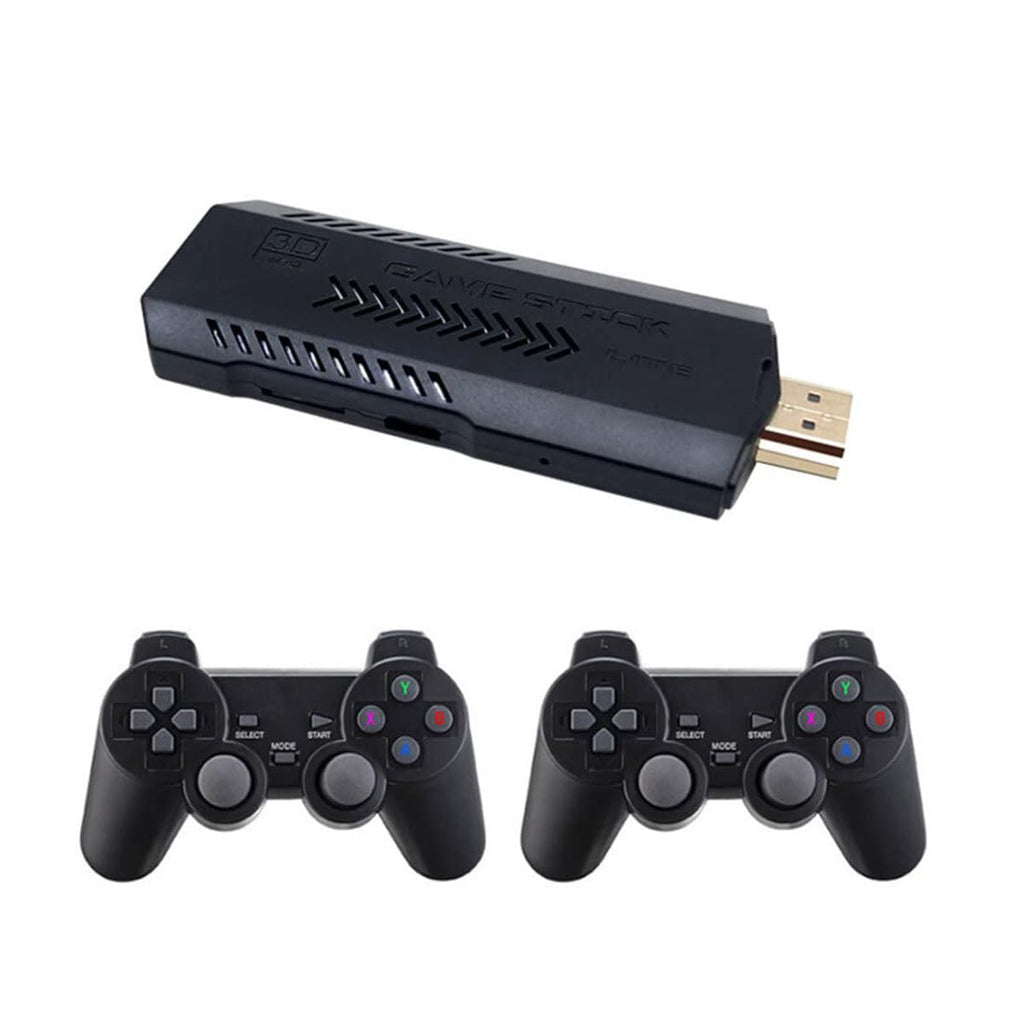 4K Retro Game Stick with 2 Wireless Controllers 64GB Y3785