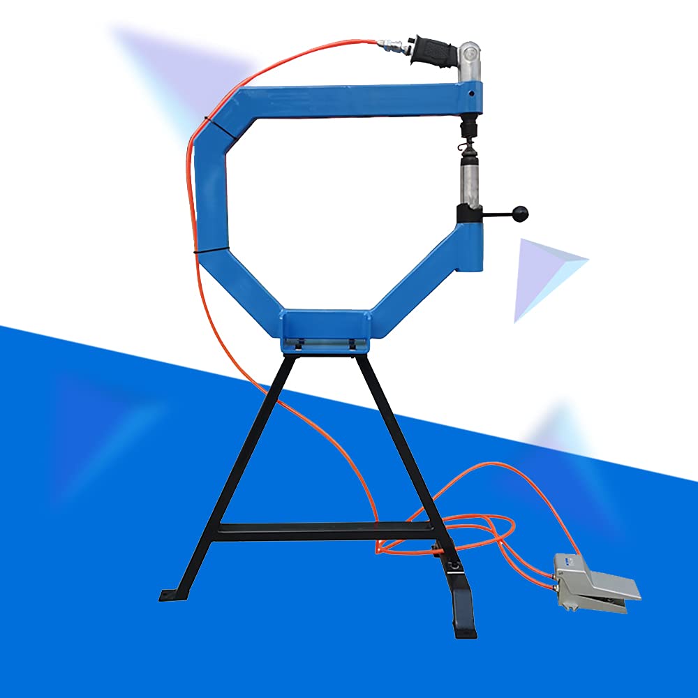4" Throat Pneumatic Planishing Hammer with Cast Iron Stand C31064