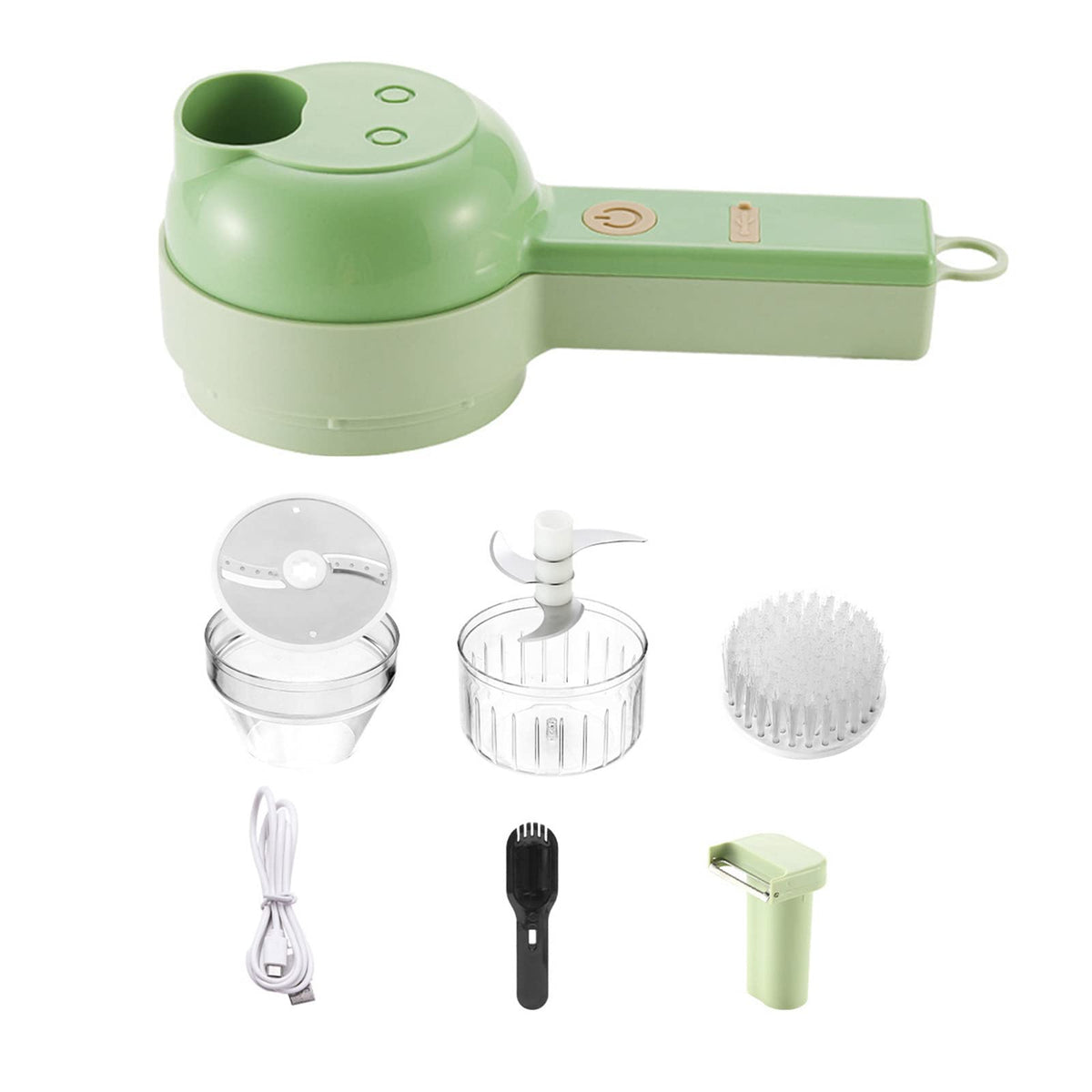 4 in 1 Cordless Electric Vegetable Cutter Set W68584