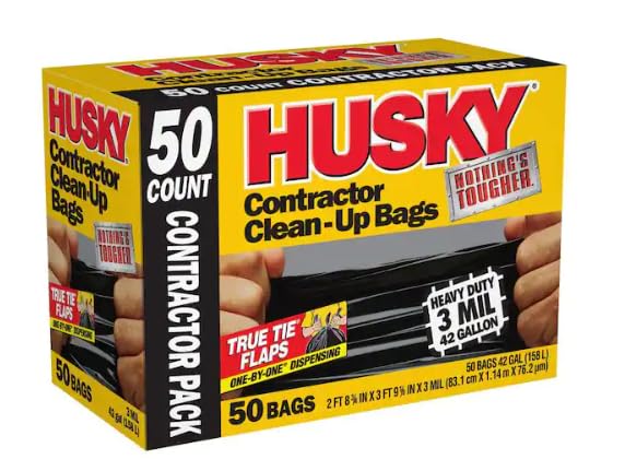 42 Gal. Heavy-Duty Contractor Clean-Up Bags 50-Count M582