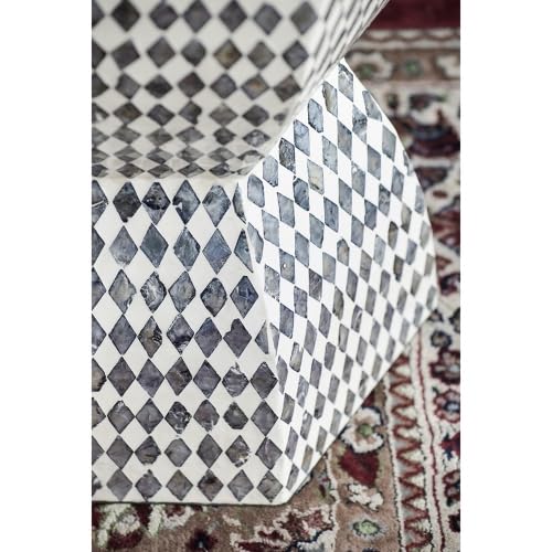Teal Square Accent Stool P780774