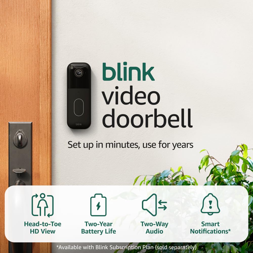 Black Video Doorbell L85437