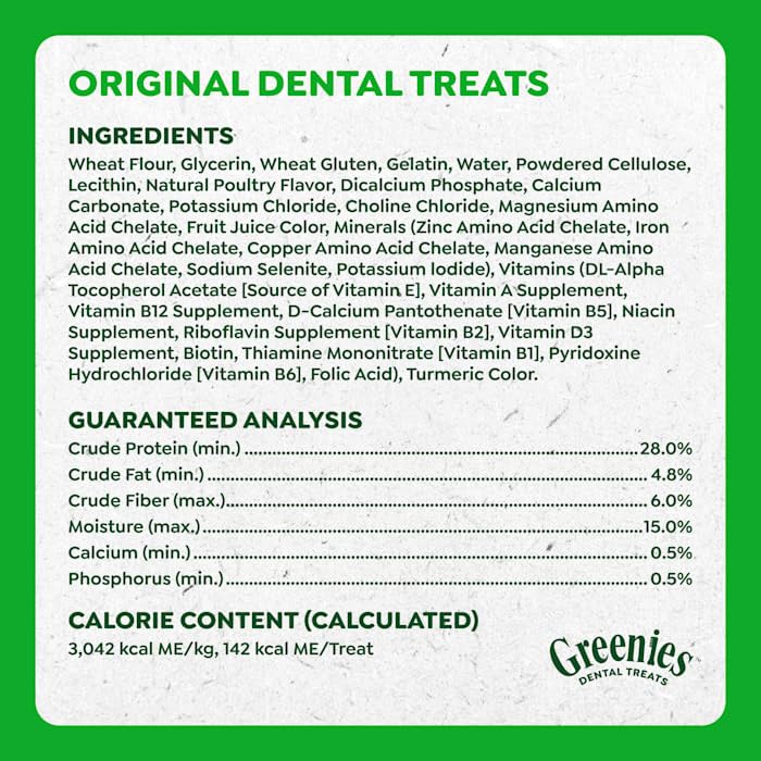 Natural Dog Dental Care Chews 24 oz O844242