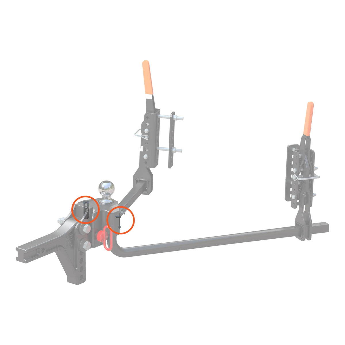 Round Bar Weight Distribution Hitch Retainers D16800