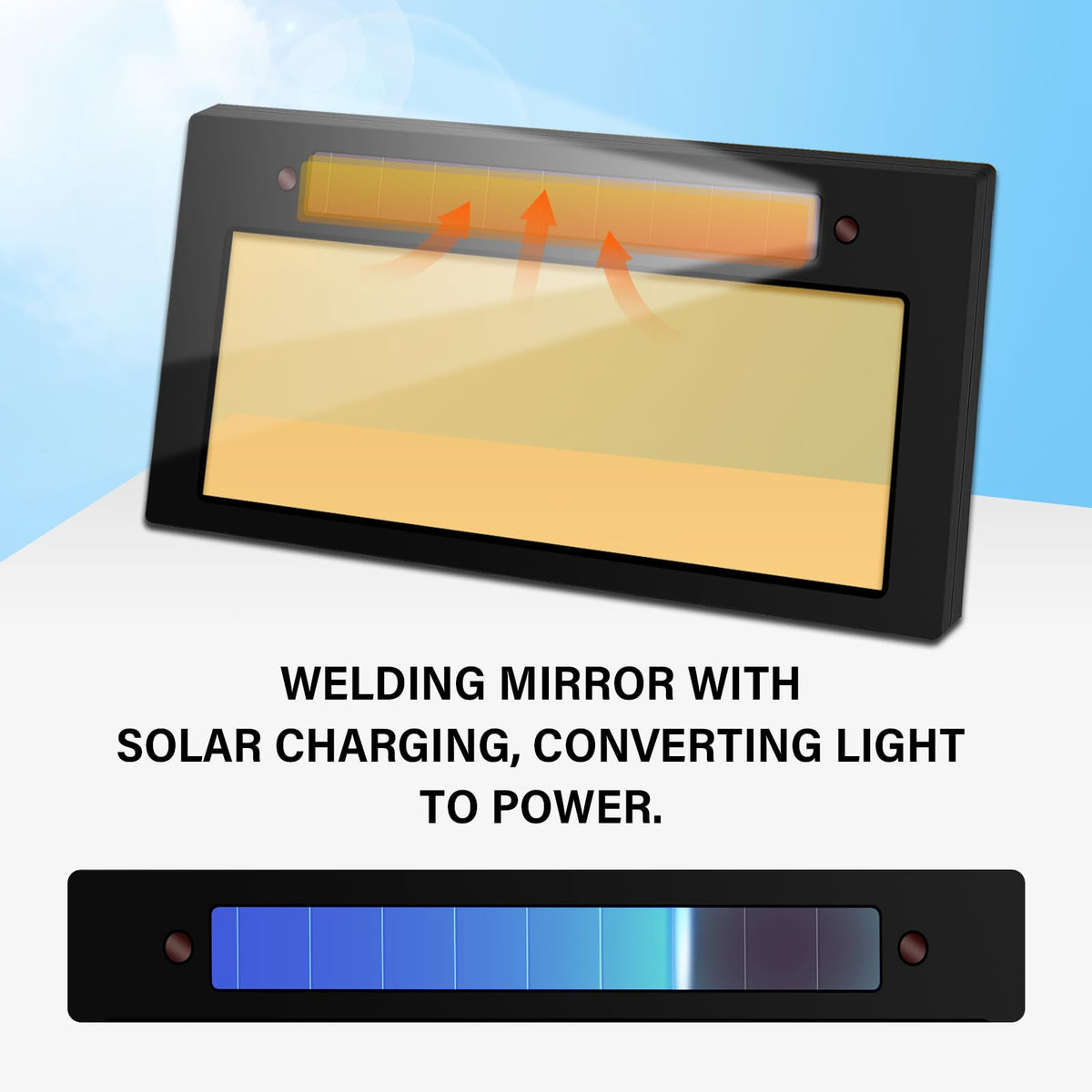 Adjustable Auto Darkening Welding Lens 2x4 1/4 B447