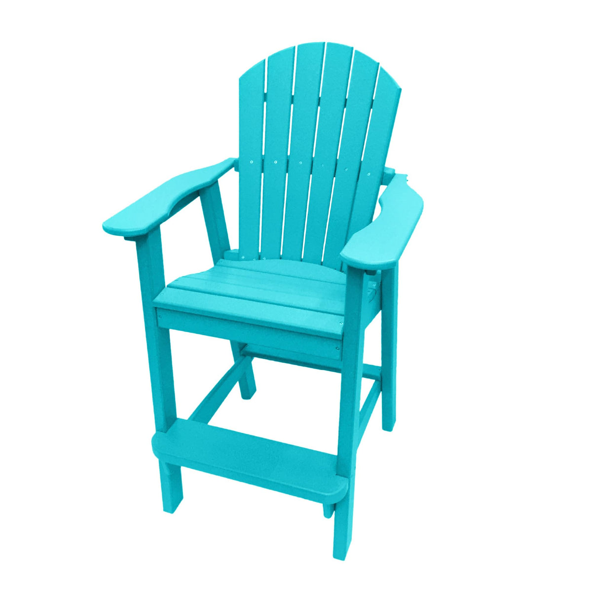Teal HDPE Adirondack Chair K4641