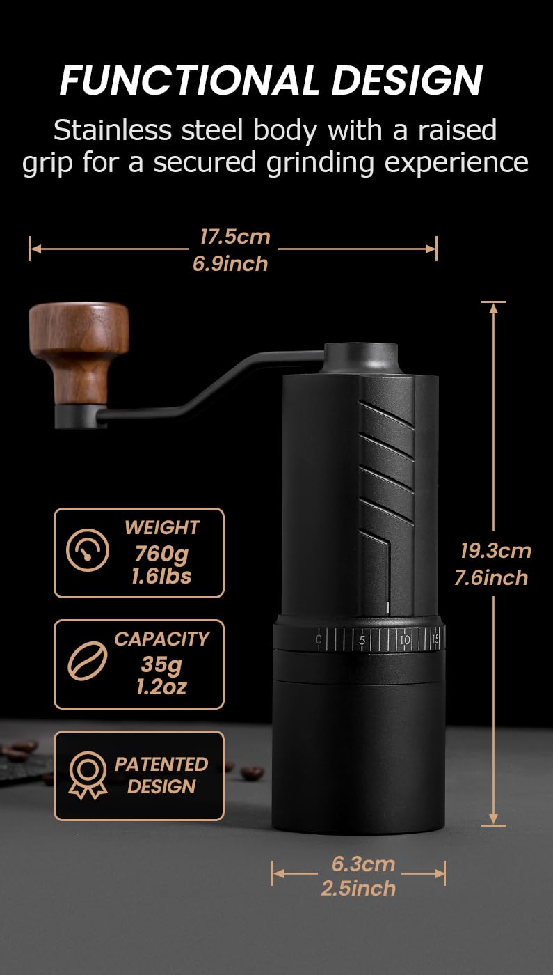 Manual Coffee Grinder with Travel Case P500606