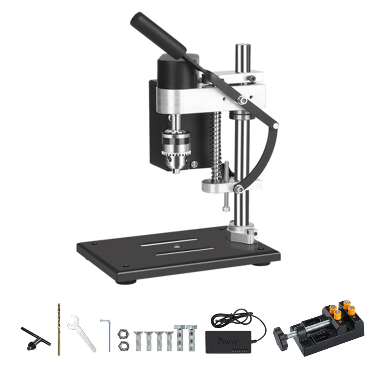 Benchtop Drill Press 0.6-6mm B10 Chuck 7-Speed Adjustable Electric K2201