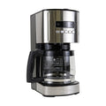 Programmable Drip Coffee Maker with Glass Pot, 12 Cup Black O65480