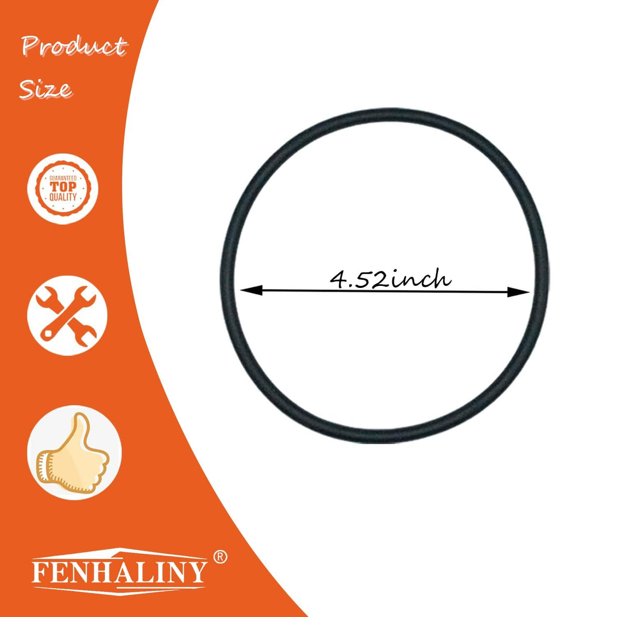 Black Rubber O-Rings 4 Pack H6750