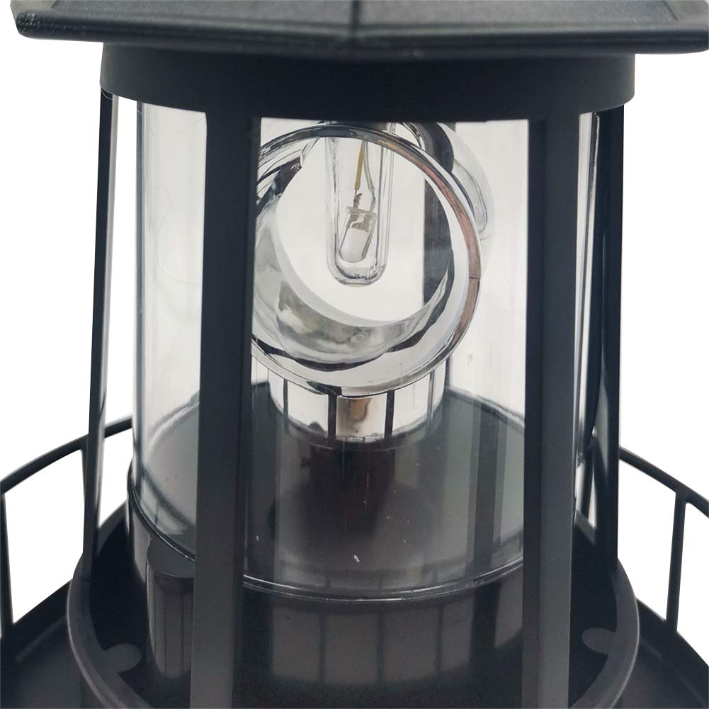Solar LED Rotating Lighthouse Light T18094