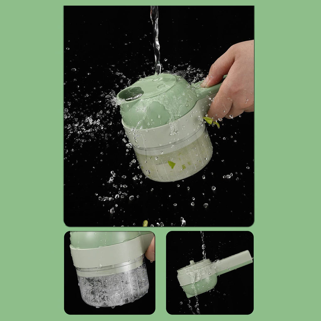 4 in 1 Cordless Electric Vegetable Cutter Set W68584