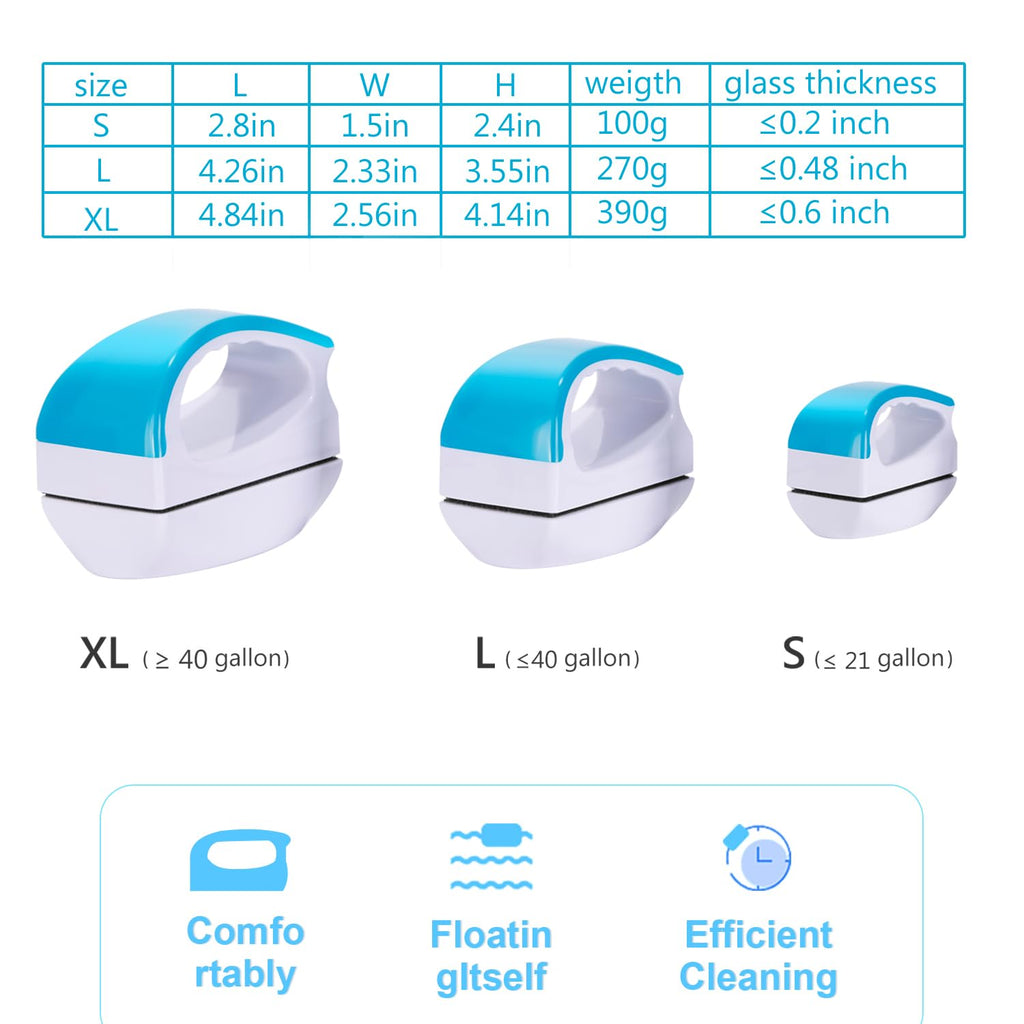 Magnetic Aquarium Glass Cleaner Scrubber G421058
