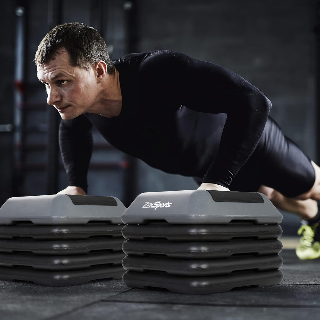 Adjustable Aerobic Step Platform with 4 Risers T905
