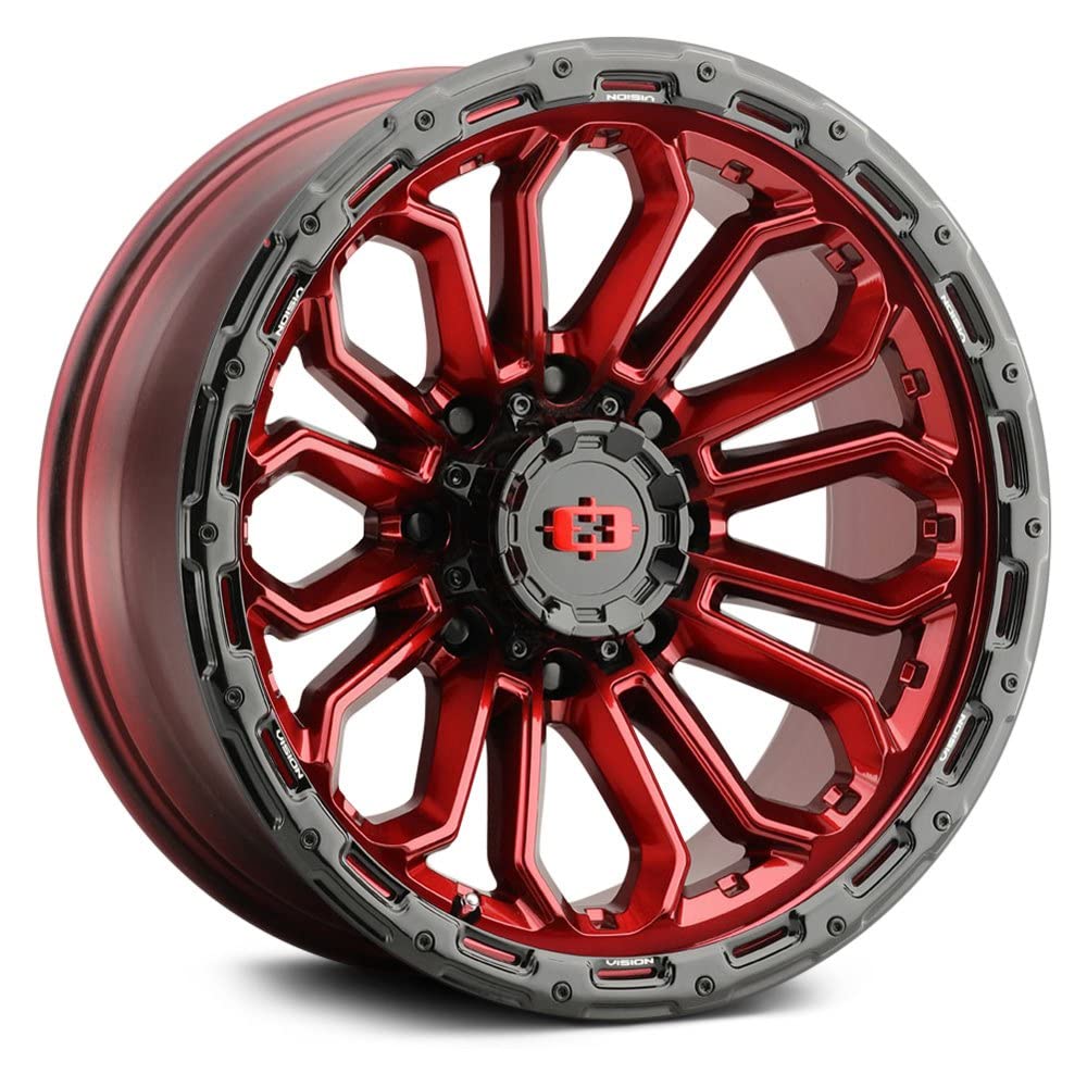 20x10 8x170 Red Wheel Rim R35336