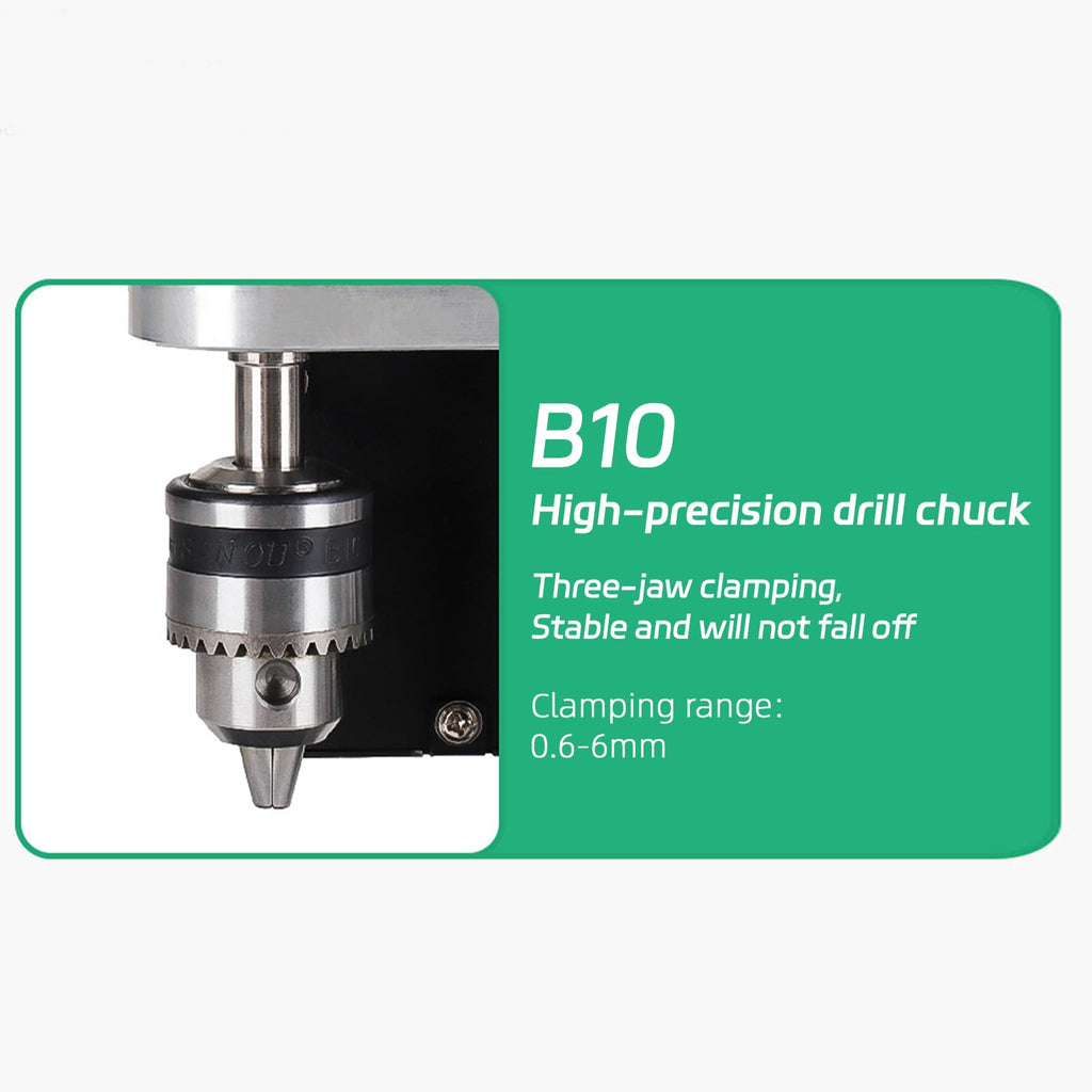 Benchtop Drill Press 0.6-6mm B10 Chuck 7-Speed Adjustable Electric K2201