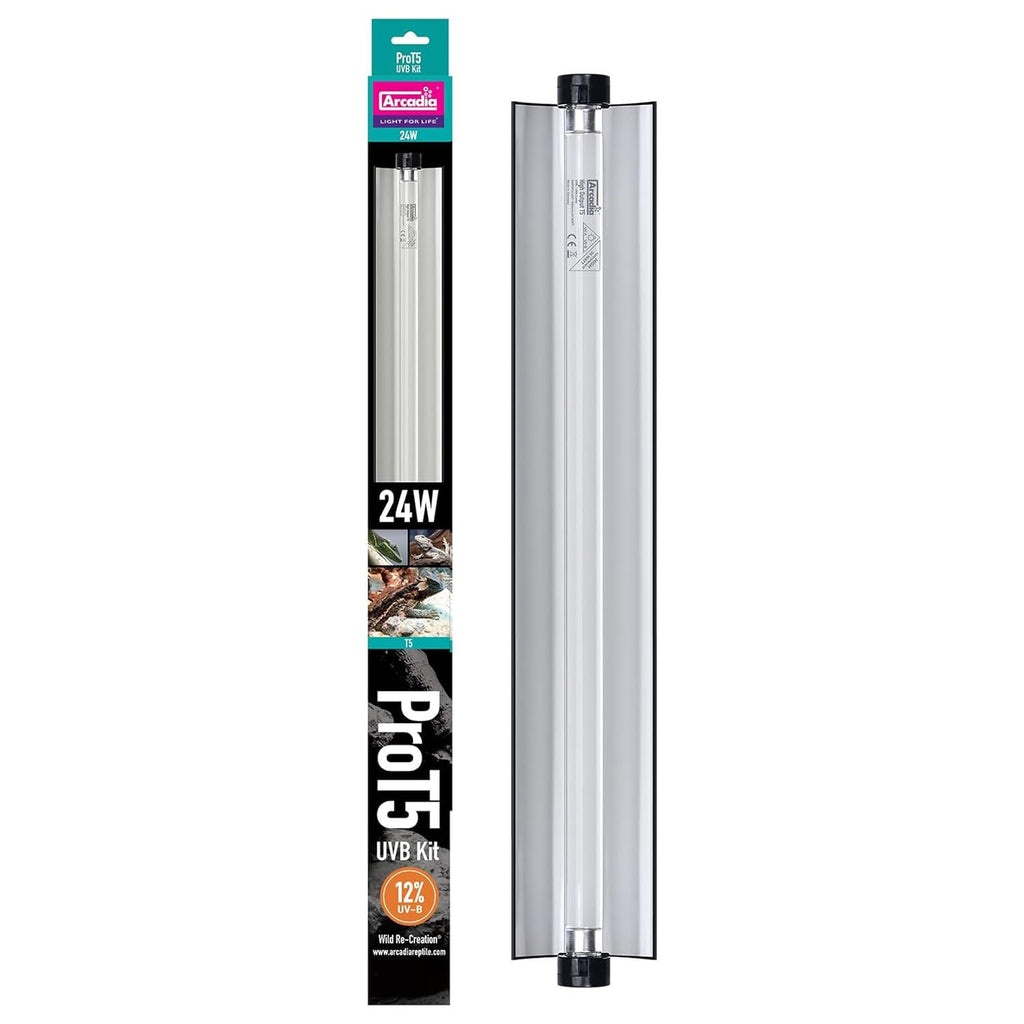 22.5" 24 Watts 12% UVB Desert Reptile Light Fixture Kit P31558
