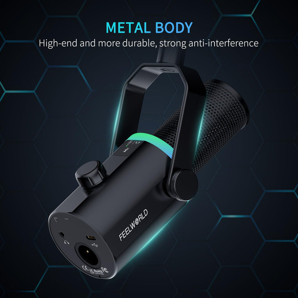 Black Metal Dynamic Microphone R933