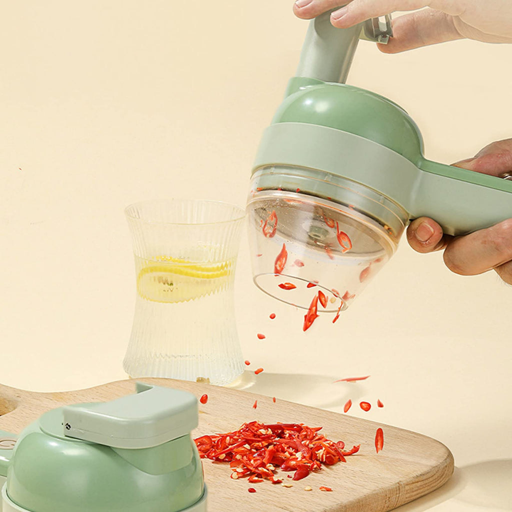 4 in 1 Cordless Electric Vegetable Cutter Set W68584