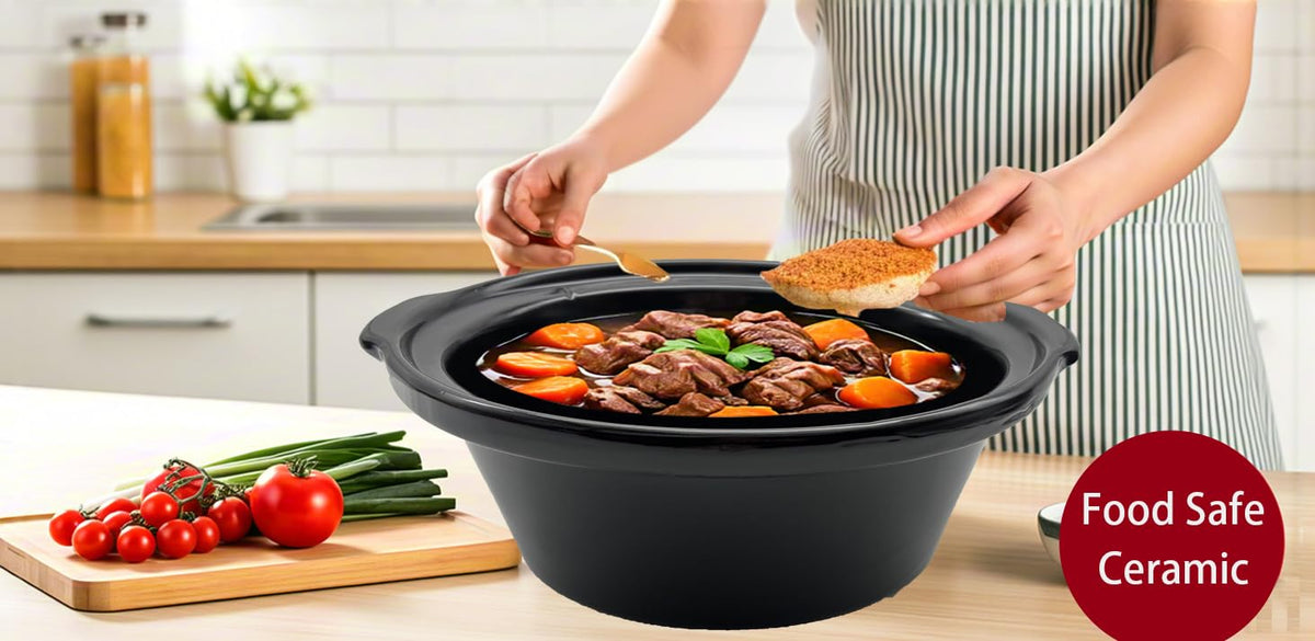 Ceramic Slow Cooker Pot Replacement 7 Quart R763
