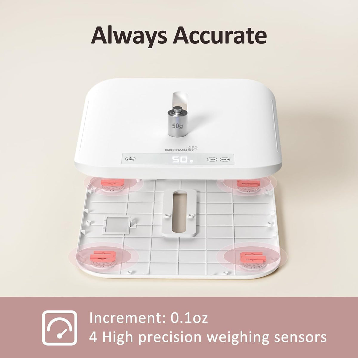 White Digital Baby Scale & Pet Scale V379739