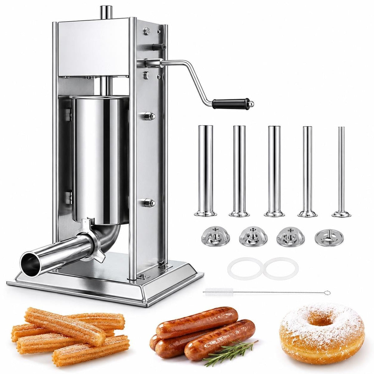 Vertical Meat Filler, Sausage Stuffer & Churro Maker K18529