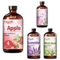 Natural Essential Oil Set 4 Scents with Glass Dropper E811283