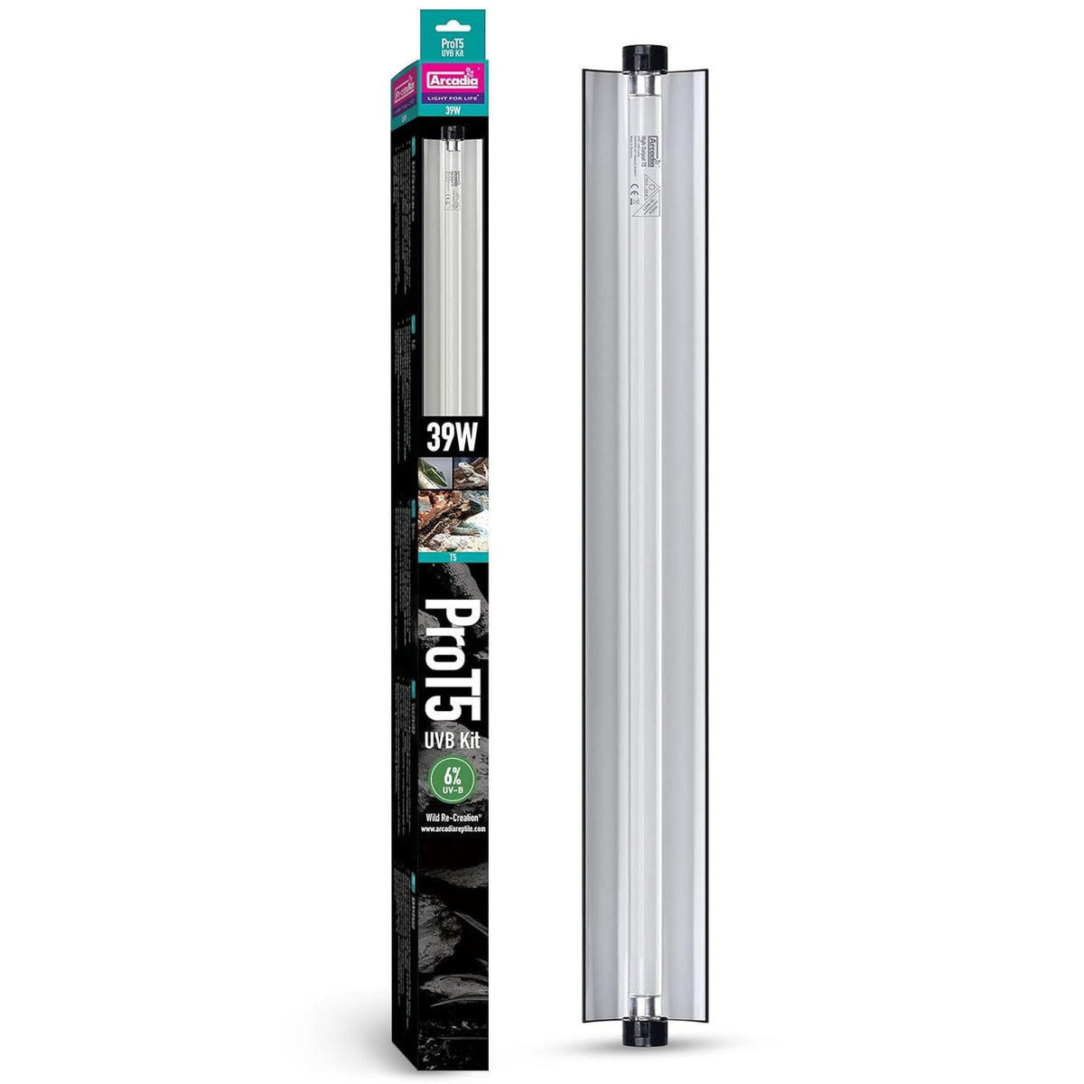 36" 39 Watts 6% UVB Reptile Light Fixture Kit E8999