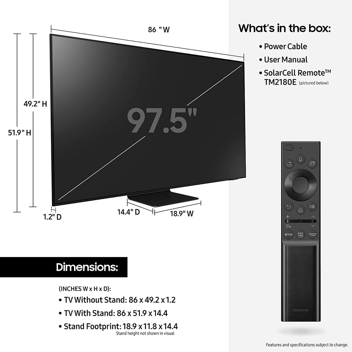 98-Inch 4K UHD Smart TV X28777