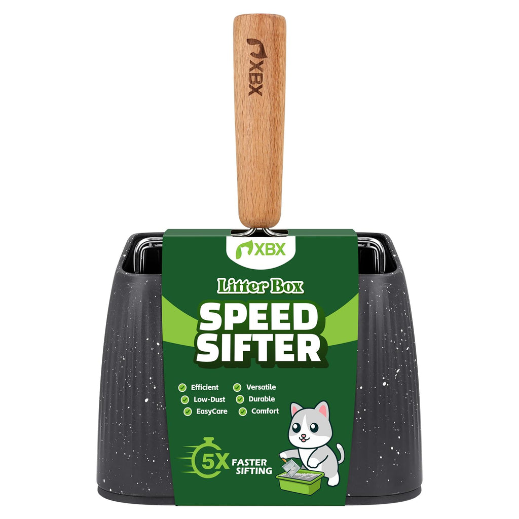 Heavy Duty Stainless Steel Cat Litter Scoop with Holder Z80887
