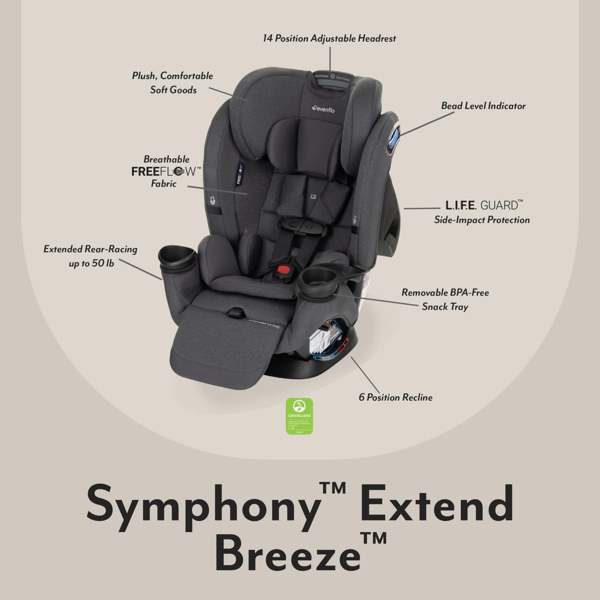 3-in-1 Convertible Car Seat N7262