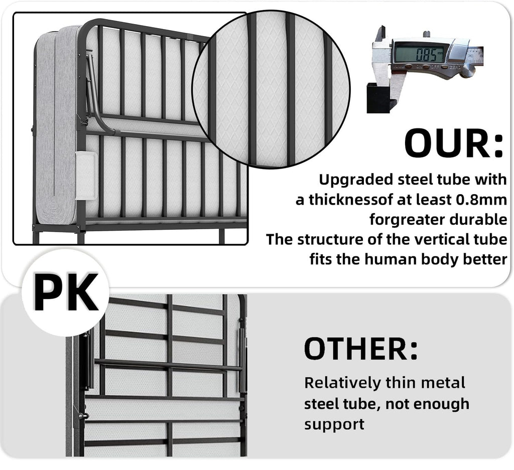Folding Bed with Mattress N3597