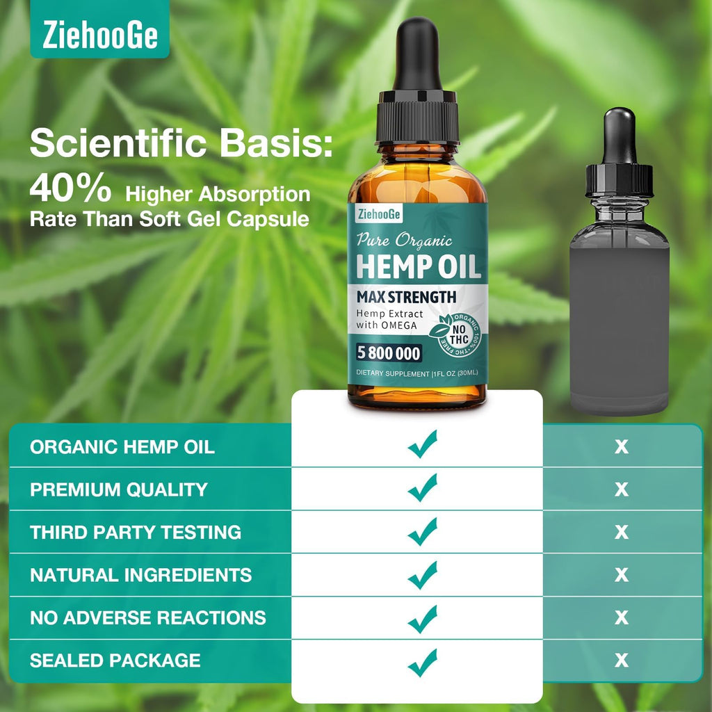 Hemp Oil Drops 3 Pack L739