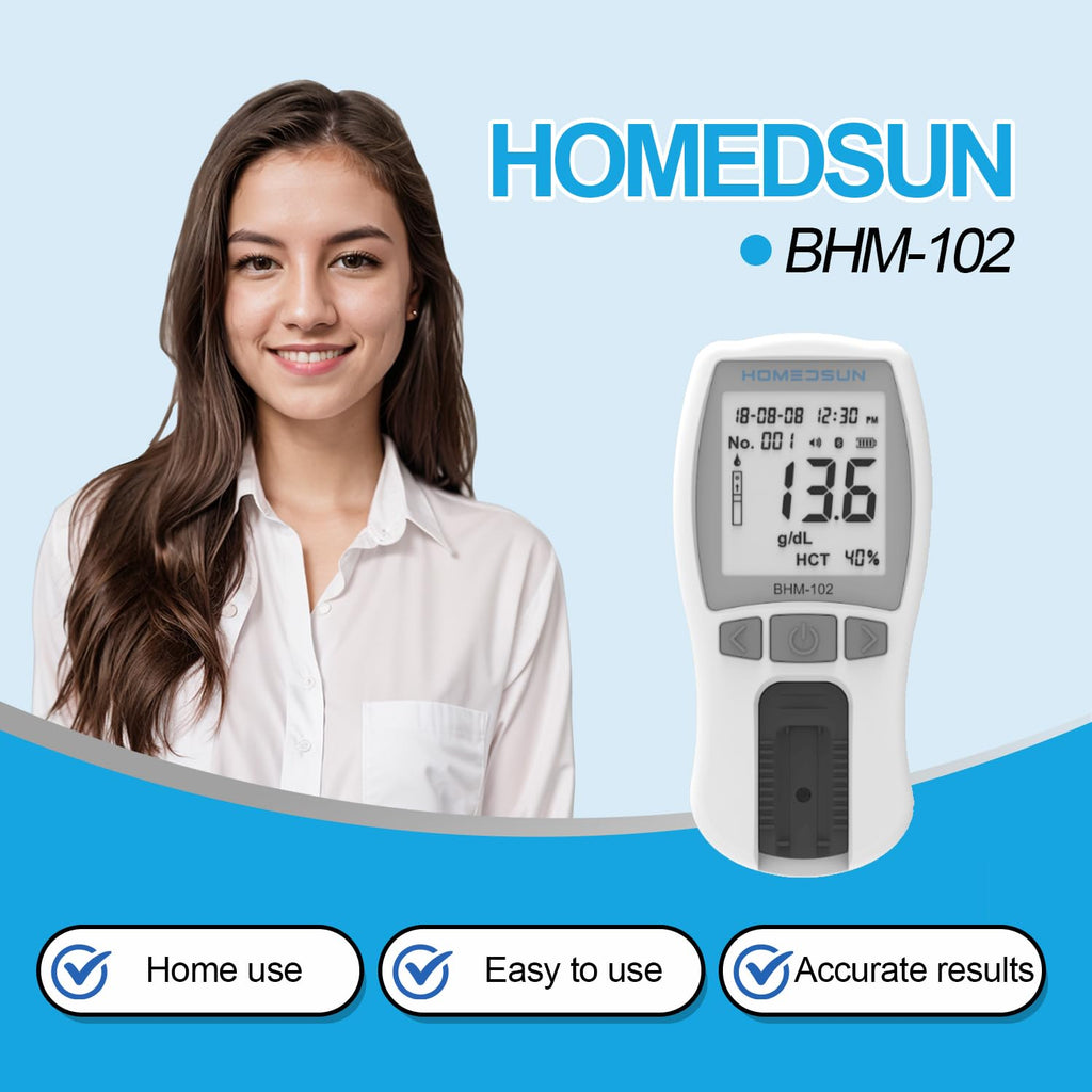 Portable Hemoglobin Analyzer Kit with 25 Strips G2958