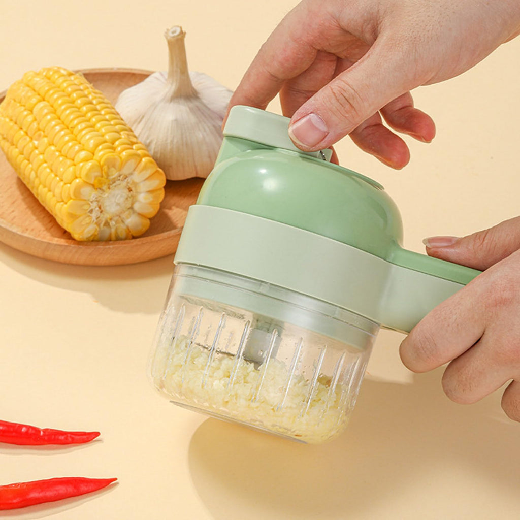 4 in 1 Cordless Electric Vegetable Cutter Set W68584