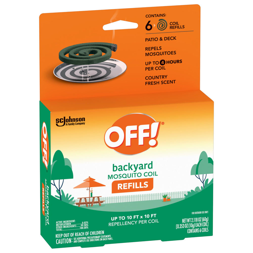 Mosquito Coil Refills 6 Count Pack of 2 A91055
