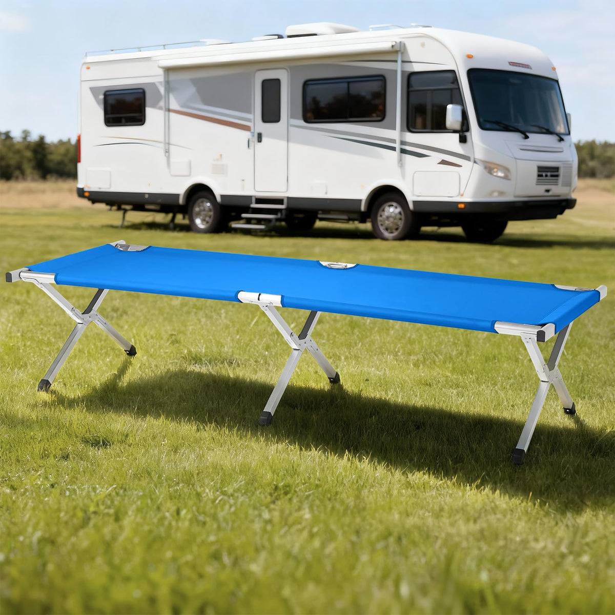 Folding Camping Cot with Carrying Bag K65712