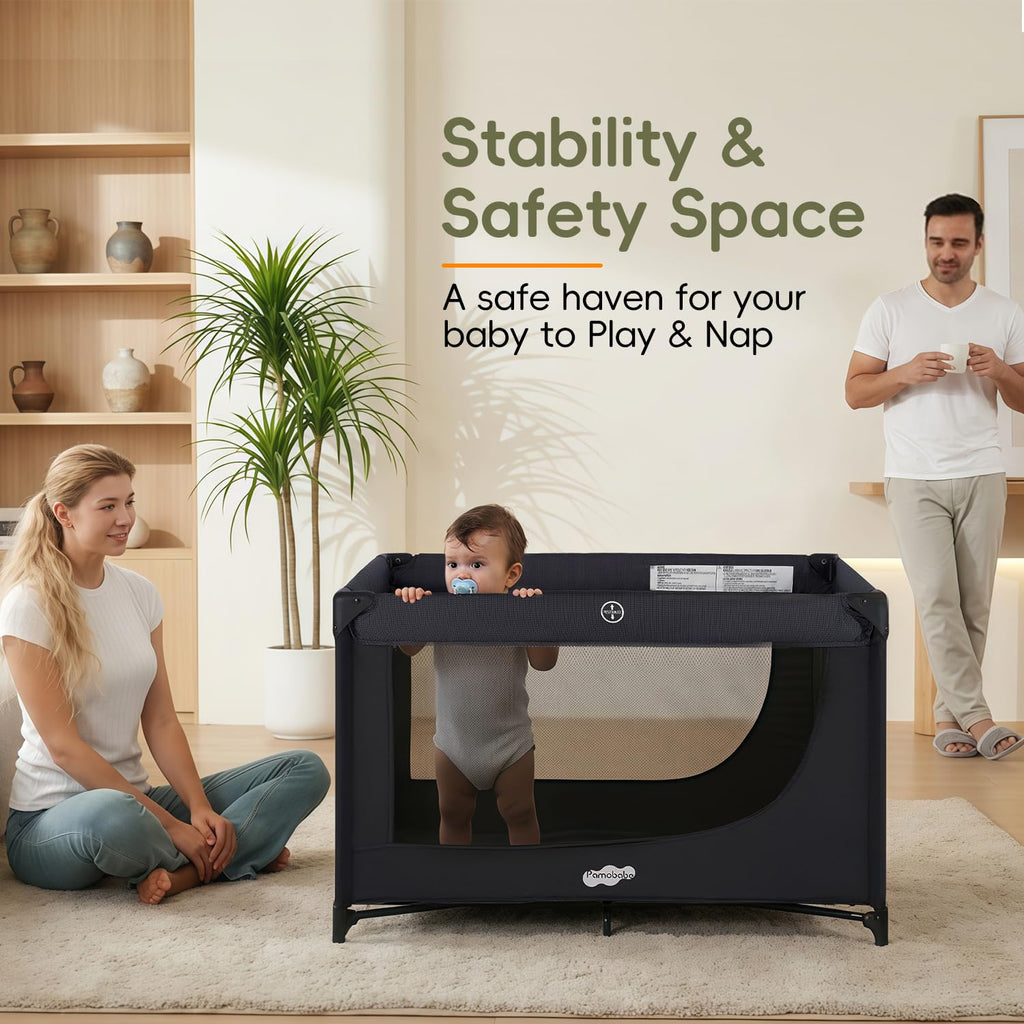 Portable Black Baby Playard F84351