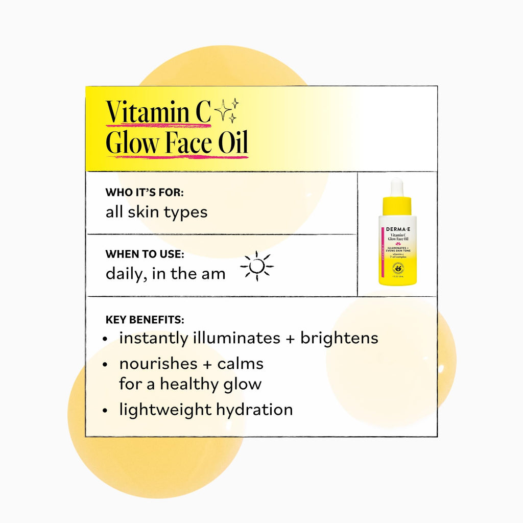 Vitamin C Glow Face Oil 1 Fl Oz K197