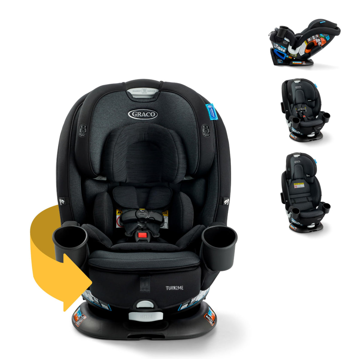 3-in-1 Rotating Convertible Car Seat H723117